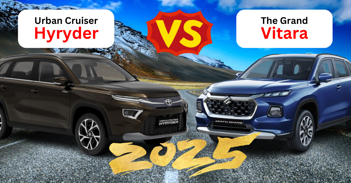 Toyota Hyryder vs Grand Vitara: A Detailed Comparison