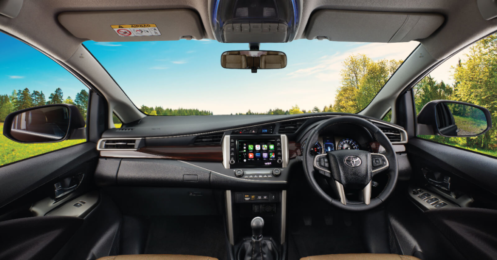 Dashboard Of Innova Crysta Car